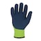 Azusa Safety Coated Winter Work Gloves, Acrylic Lining, Hi-Vis Lime/Dark Blue, Medium LW1020 - alternate 3